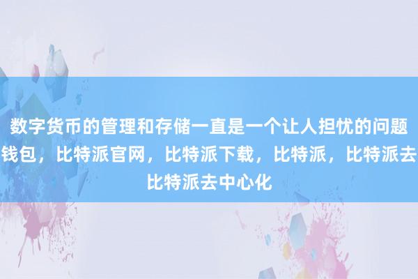 数字货币的管理和存储一直是一个让人担忧的问题比特派钱包，比特派官网，比特派下载，比特派，比特派去中心化