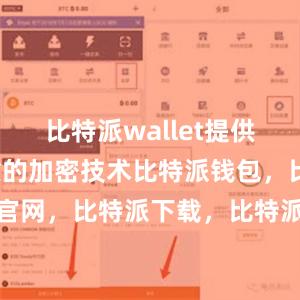 比特派wallet提供了安全可靠的加密技术比特派钱包，比特派官网，比特派下载，比特派，比特派去中心化