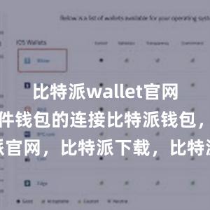 比特派wallet官网版还支持硬件钱包的连接比特派钱包，比特派官网，比特派下载，比特派，比特派去中心化